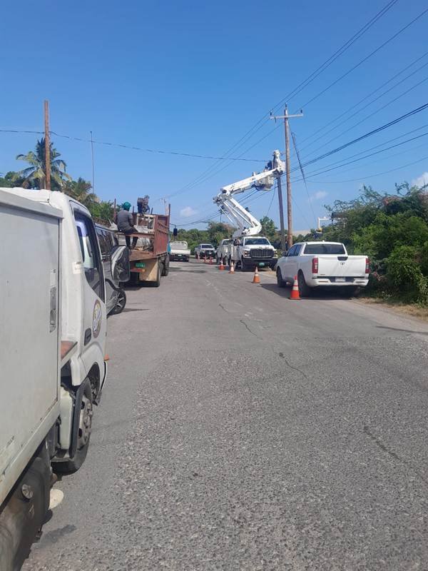 JPSCo pole line installation